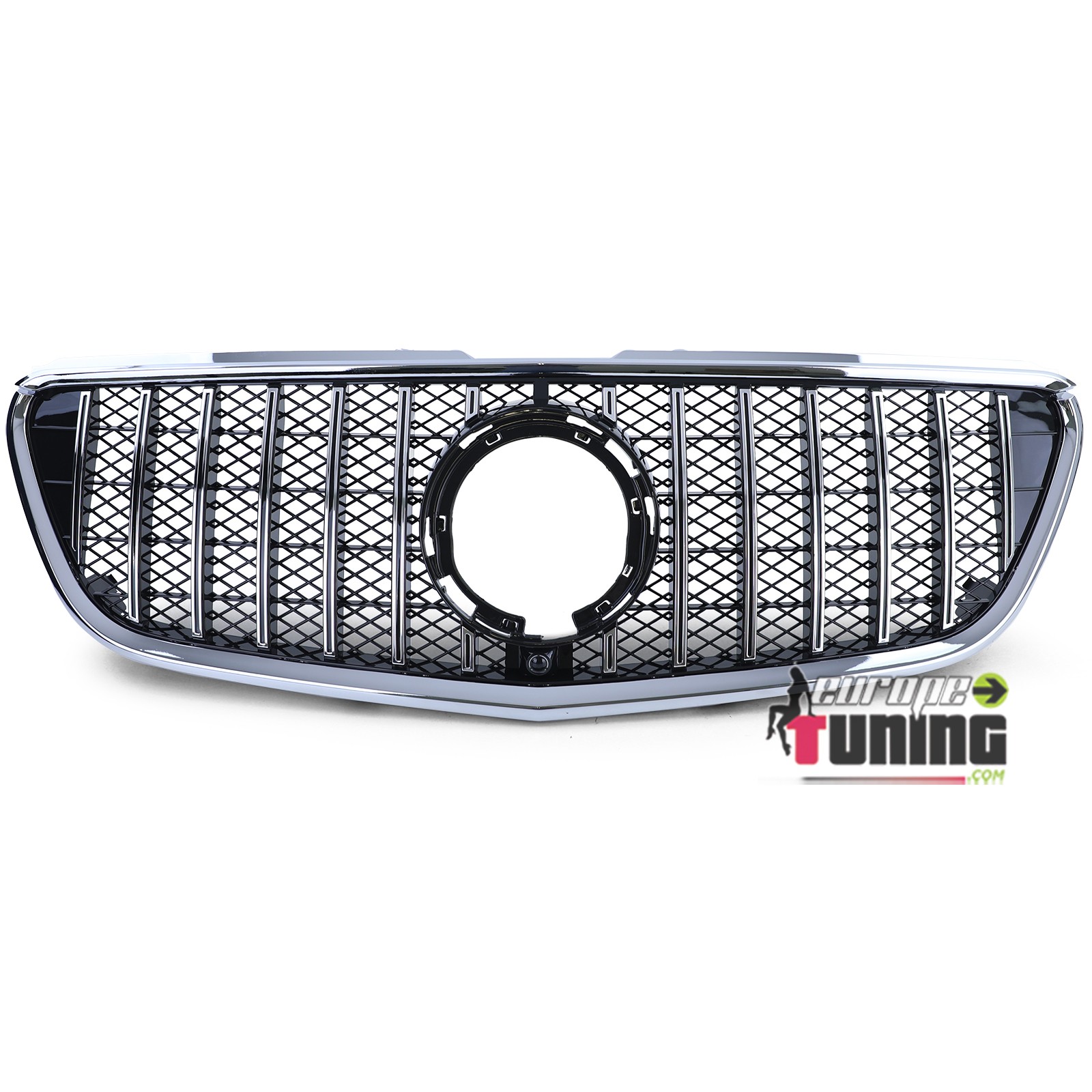 CALANDRE LIGNE AMG GT R PANAMERICANA NOIR CHROME MERCEDES VITO III W447 PH2 2019 - (05648)