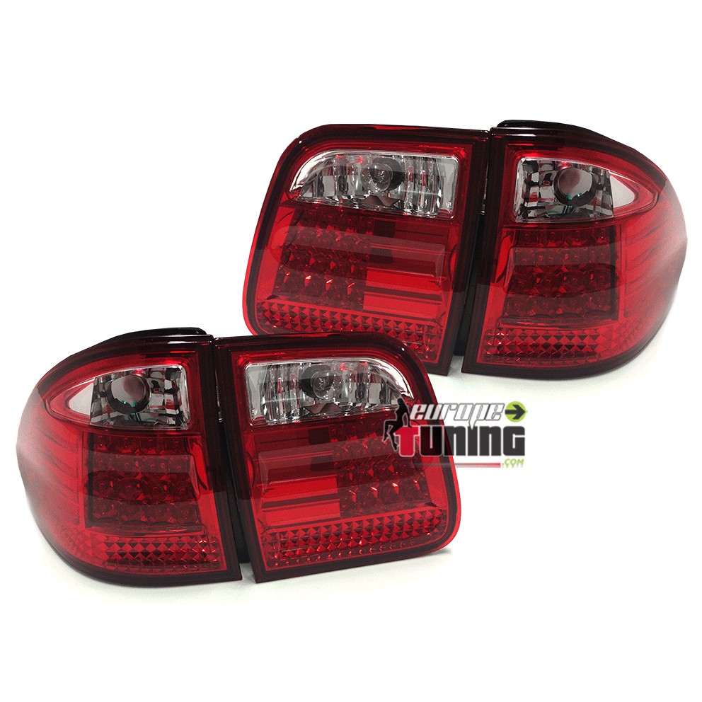 2 FEUX TUNING A LED POUR MERCEDES W210 CLASSE E BREAK (03101)