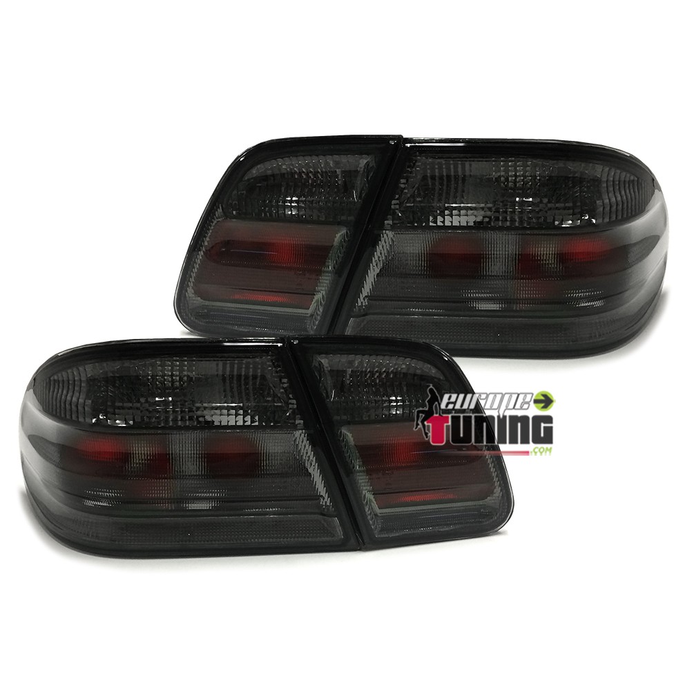2 FEUX TUNING NOIRS POUR MERCEDES W210 CLASSE E (12115)