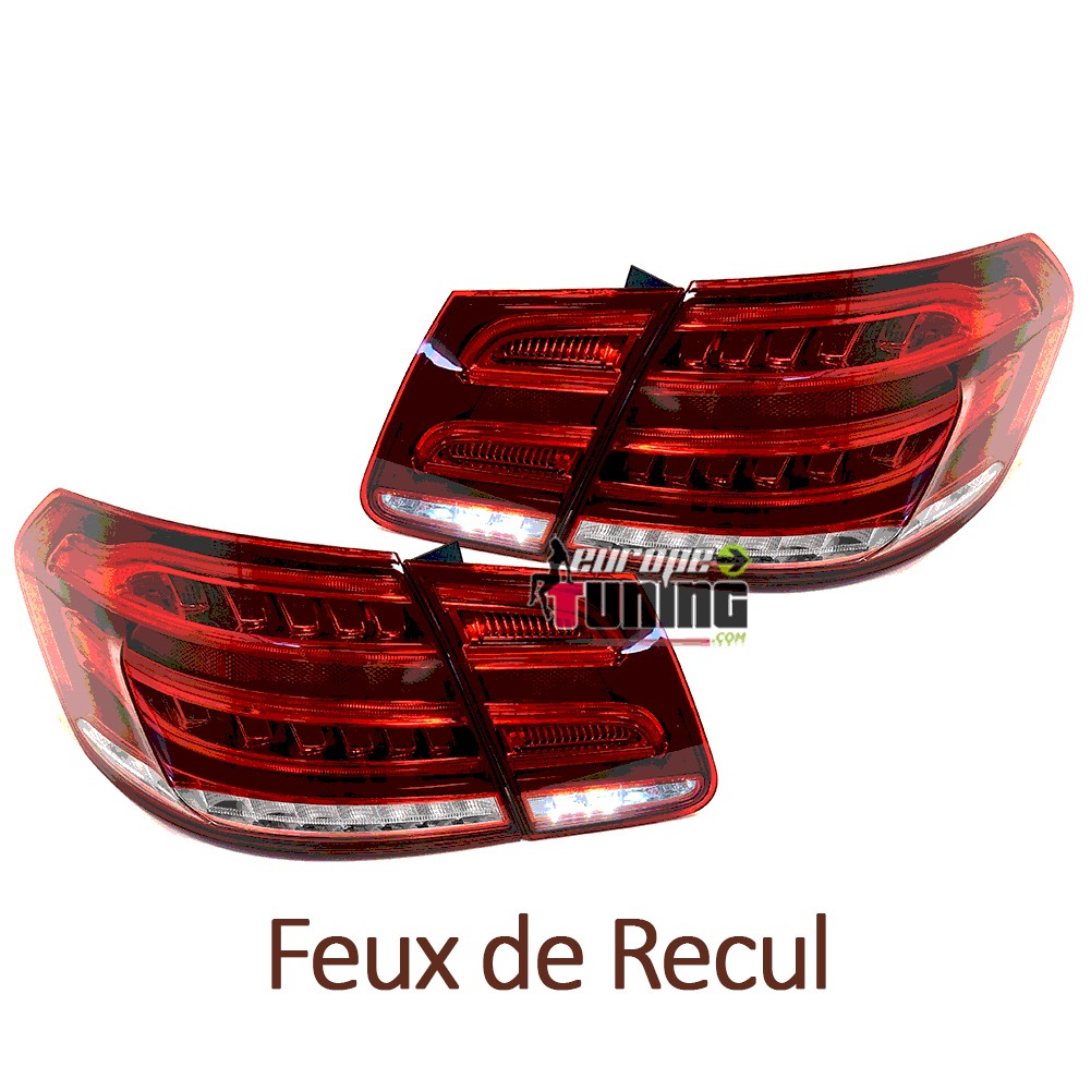 FEUX LOOK PHASE 2 A LED DYNAMIQUES POUR MERCEDES CLASSE E BERLINE W212 PH1 2009-2013 (05448)