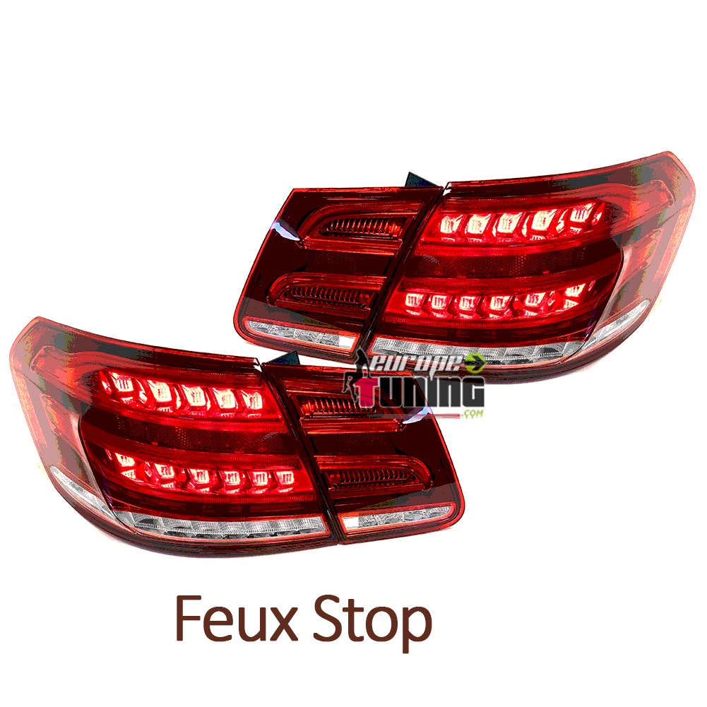 FEUX ROUGES CLIGNOTANTS LED DYNAMIQUES MERCEDES CLASSE E W212 BERLINE PH2 2013-2016 (05447)