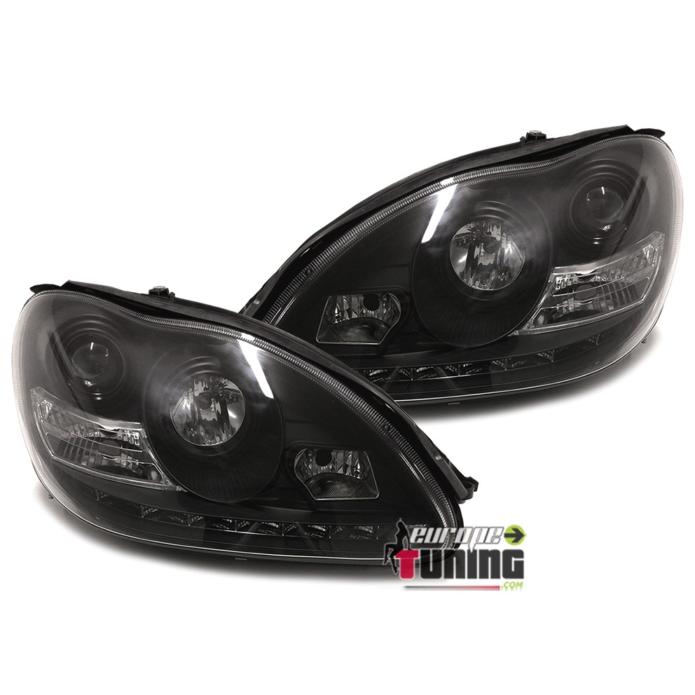 PHARES XENON DEVIL EYES NOIRS MERCEDES CLASSE S W220 (00271)