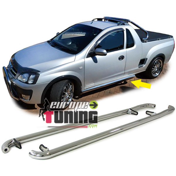 BARRES LATERALES INOX OPEL CORSA D (02201)