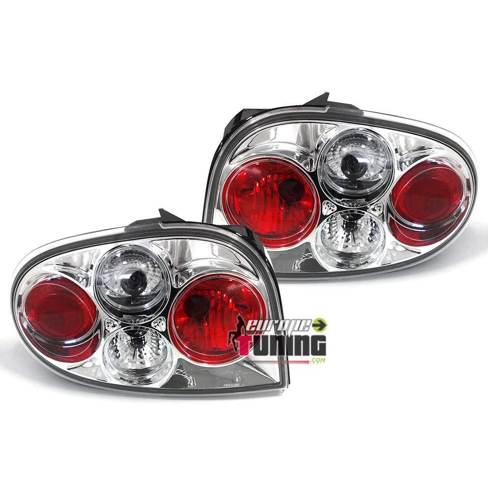 FEUX TUNING LEXUS CHROME RENAULT MEGANE 1 COUPE ET CABRIOLET 1995-1999 (02398)