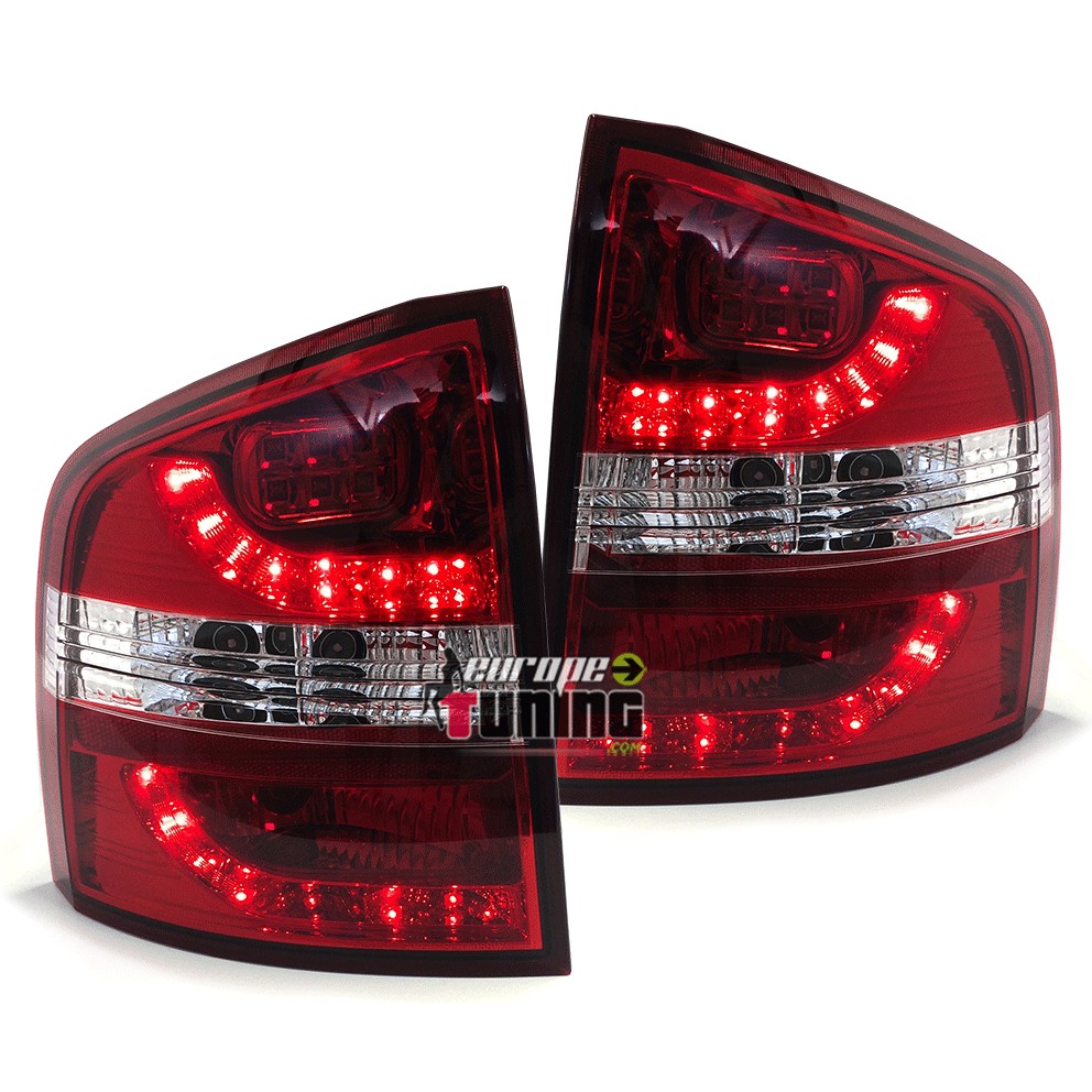 FEUX LED ROUGE CRISTAL SKODA OCTAVIA BREAK 05- (02453)