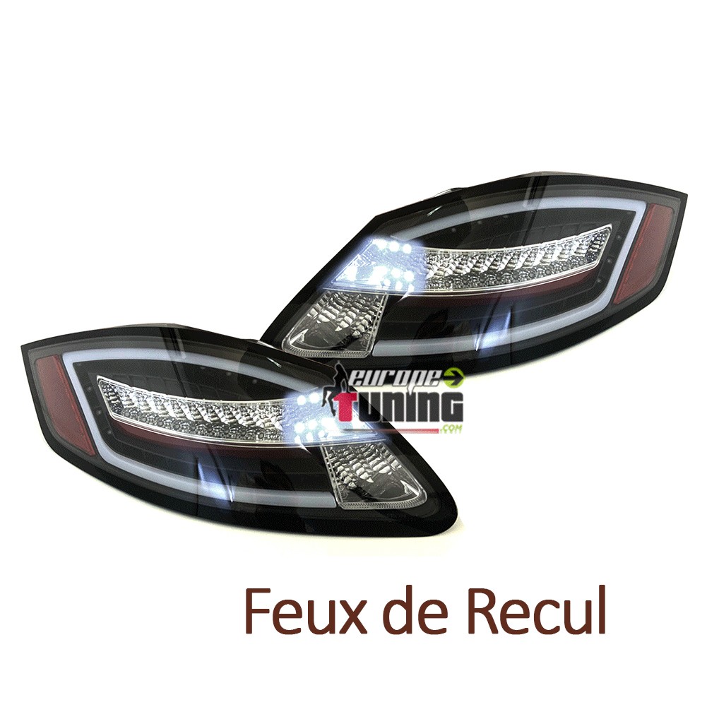 FEUX NOIRS LEDS CELIS CLIGNOTANTS DYNAMIQUES PORSCHE BOXSTER ET CAYMAN 987 (05431)