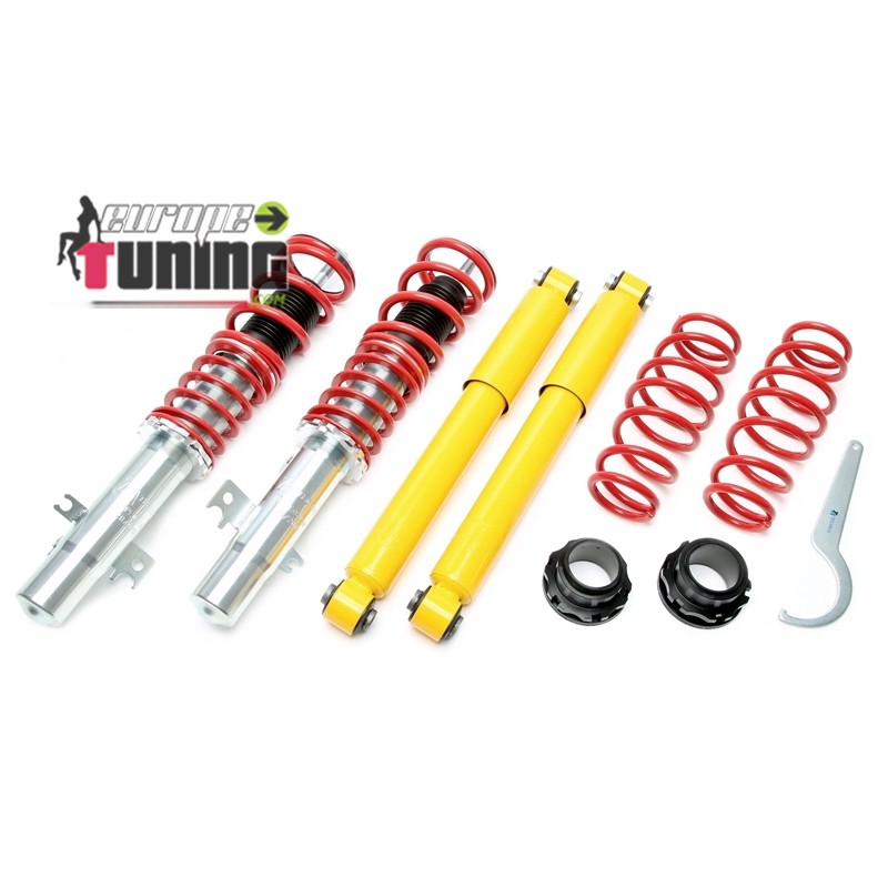 KIT AMORTISSEURS SPORT REGLABLES FILETES PEUGEOT 207 Ø 47MM (90024)