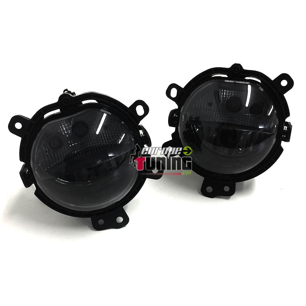 PAIRE D'ANTI BROUILLARDS ET FEUX DE JOUR FUMES MINI COOPER F55 - F56 - F57 (04504)