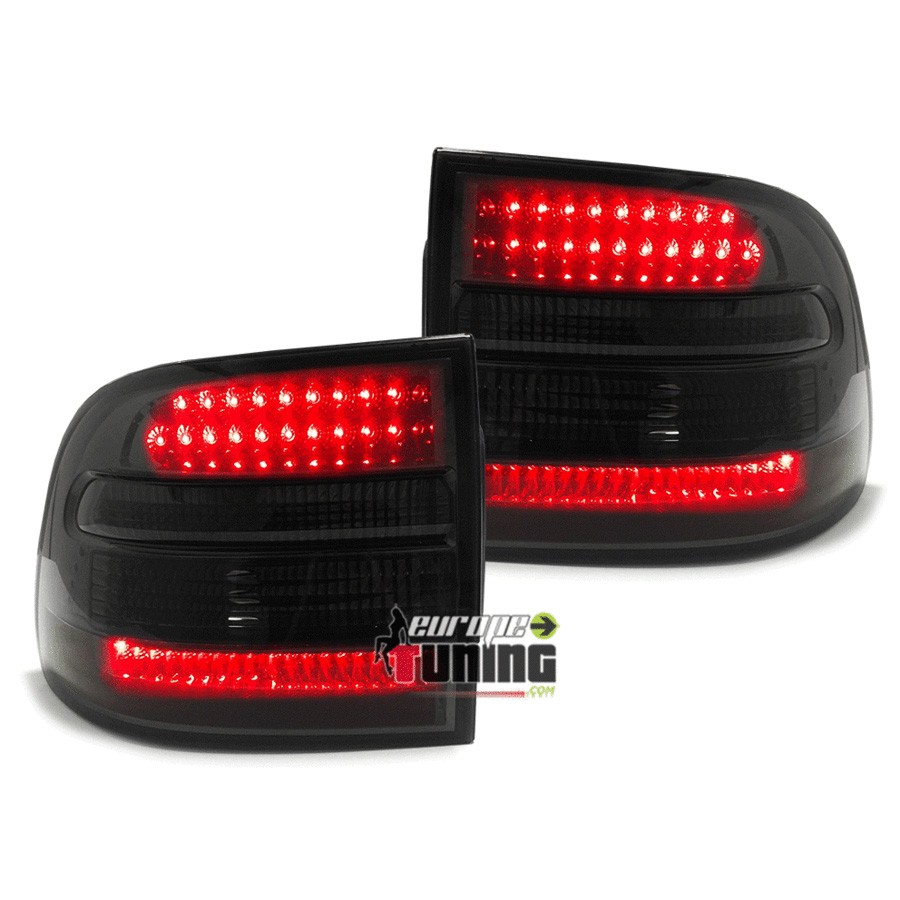 PAIRE DE FEUX A LEDS FUME NOIR PORSCHE CAYENNE I 2002-2007 (02942)