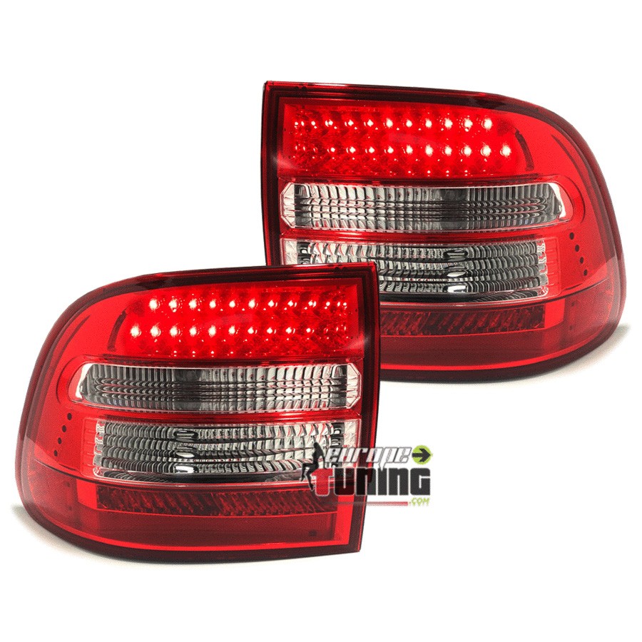 PAIRE DE FEUX A LEDS ROUGE CLAIR PORSCHE CAYENNE I 2002-2007 (03254)