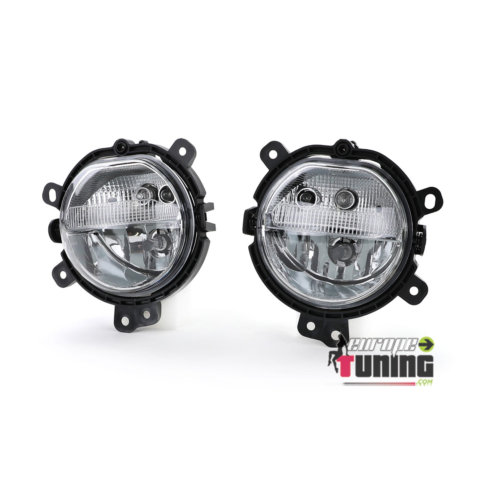 PAIRE DE FEUX DE BROUILLARD ET DE JOUR MINI COOPER F55 - F56 - F57 (05156)