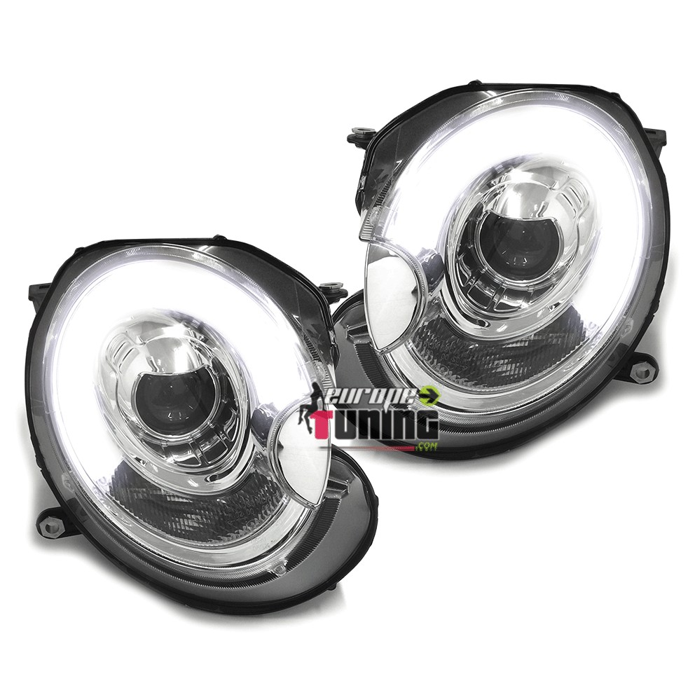 PHARES FEUX AVANTS LED CELIS BMW MINI COOPER R55-R56-R57 2006-2014 AU XENON (04744)