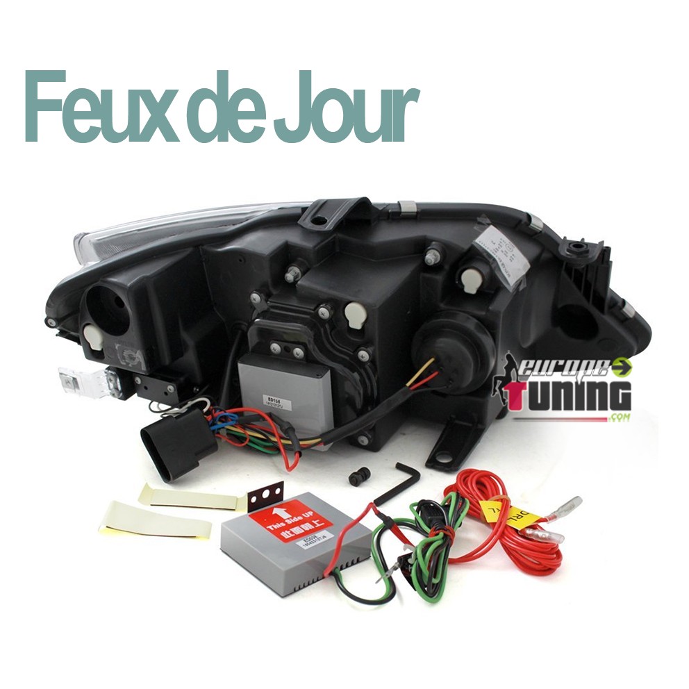 PHARES FEUX AVANTS LED DIURNES DE JOUR SEAT IBIZA 6J 2012-2015 (04051)