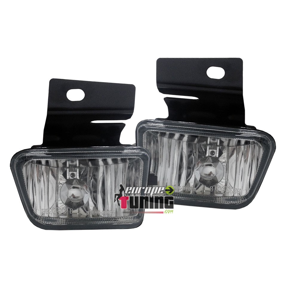 2 ANTI BROUILLARD CHROME VOLKSWAGEN VW GOLF 2 & JETTA 2 GL et GTI (10664)