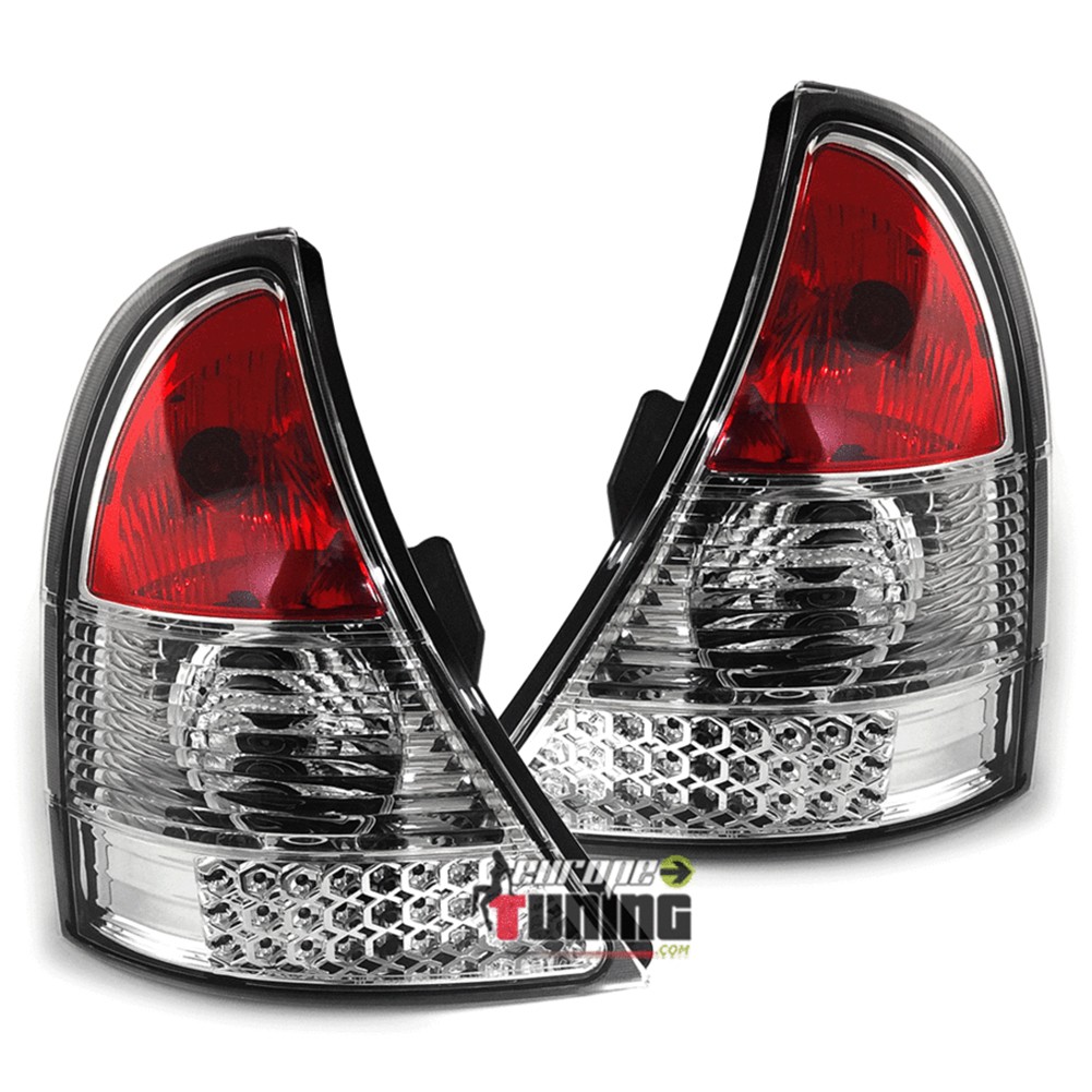 FEUX CHROME A LED POUR RENAULT CLIO 2 / CLIO B / CLIO CAMPUS 2001-2012 (04221)