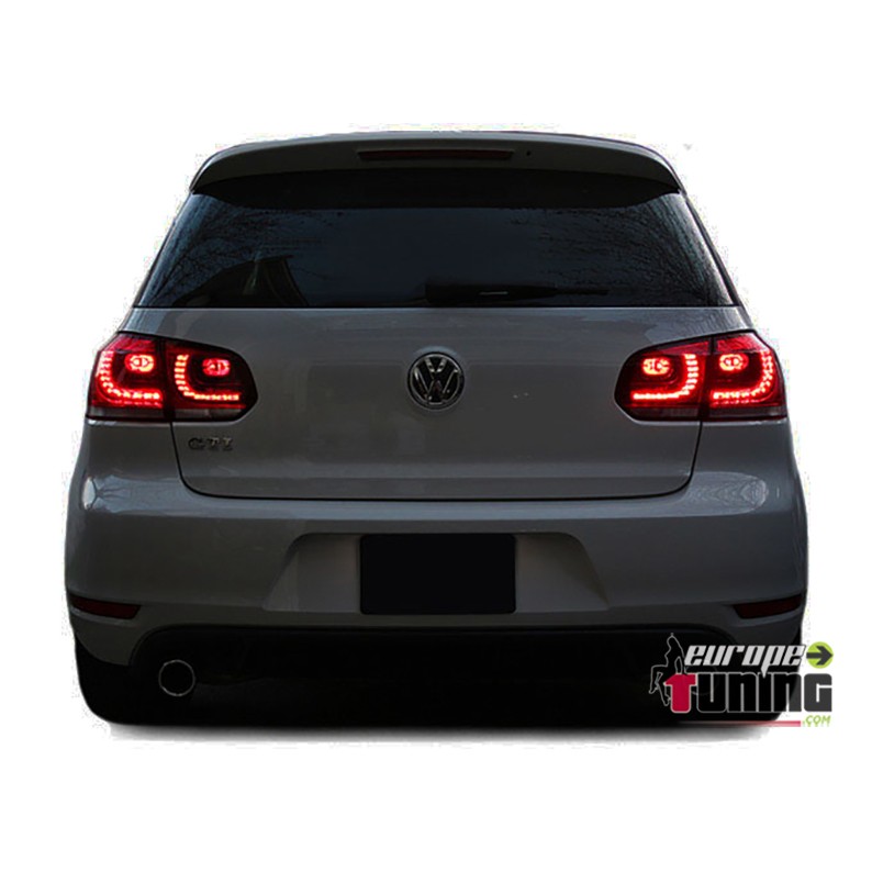 FEUX SPORT NOIRS A LED LOOK PACK GTI R POUR VW VOLKSWAGEN GOLF 6 (03952)