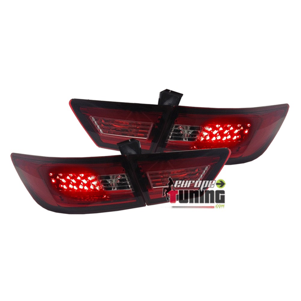 FEUX ROUGES TUBES LED CELIS LOOK PHASE 2 POUR RENAULT CLIO 4 2012-2016 (03894)