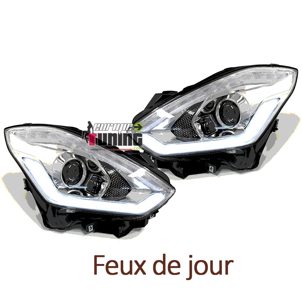 PHARES A CLIGNOTANTS DYNAMIQUES AVEC FEUX DE JOUR POUR SUZUKI SWIFT III 2017- (05449)