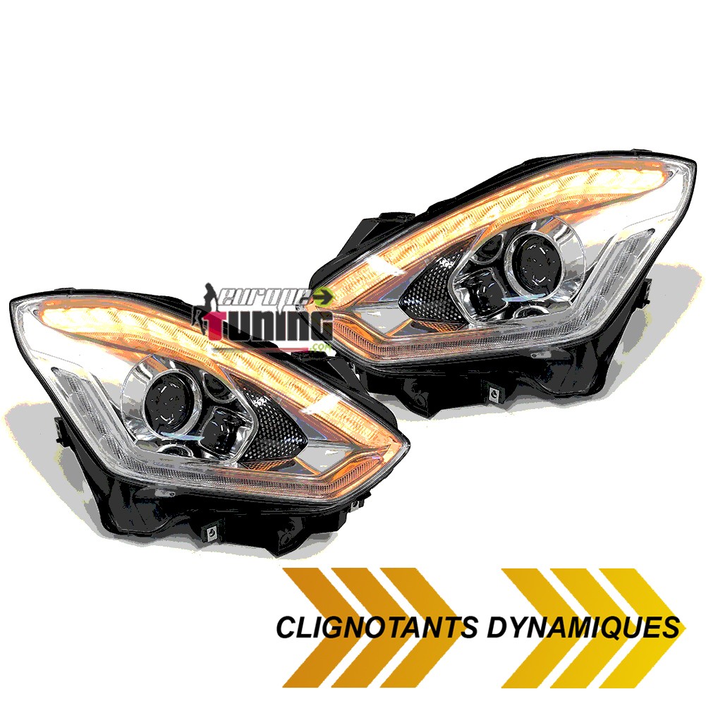 PHARES A CLIGNOTANTS DYNAMIQUES AVEC FEUX DE JOUR POUR SUZUKI SWIFT III 2017- (05449)