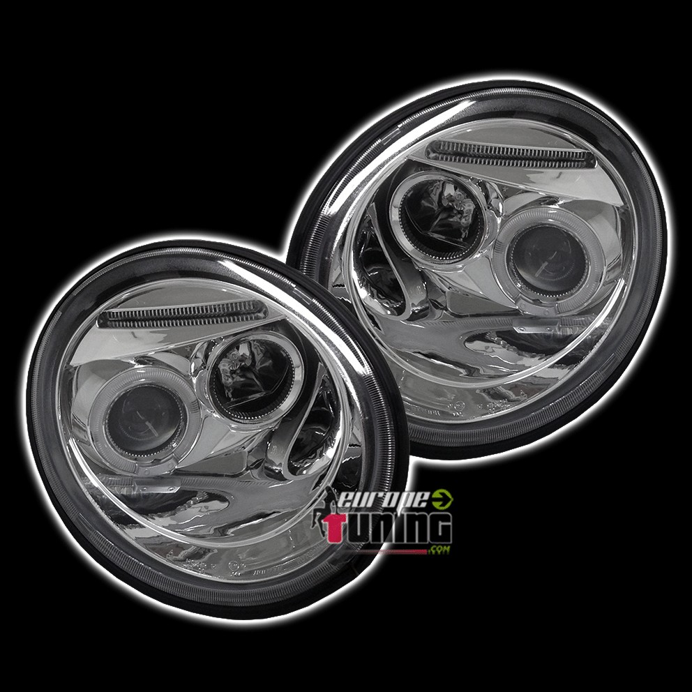 PHARES FEUX AVANTS ANGEL EYES VOLKSWAGEN VW NEW BEETLE 98-05 (02899)