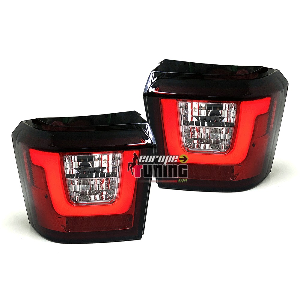 FEUX LED BANDES CELIS ROUGES CLAIRS VOLKSWAGEN VW T4 BUS TRANSPORTEUR (04970)