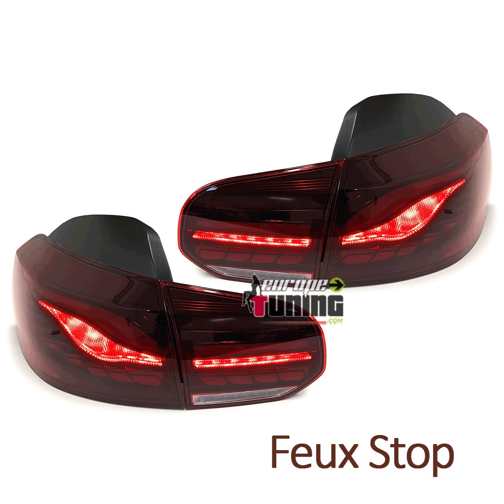 FEUX ROUGES PACK SPORT FULL LED AVEC CLIGNOTANTS DYNAMIQUES VW VOLKSWAGEN GOLF 6 (05642)