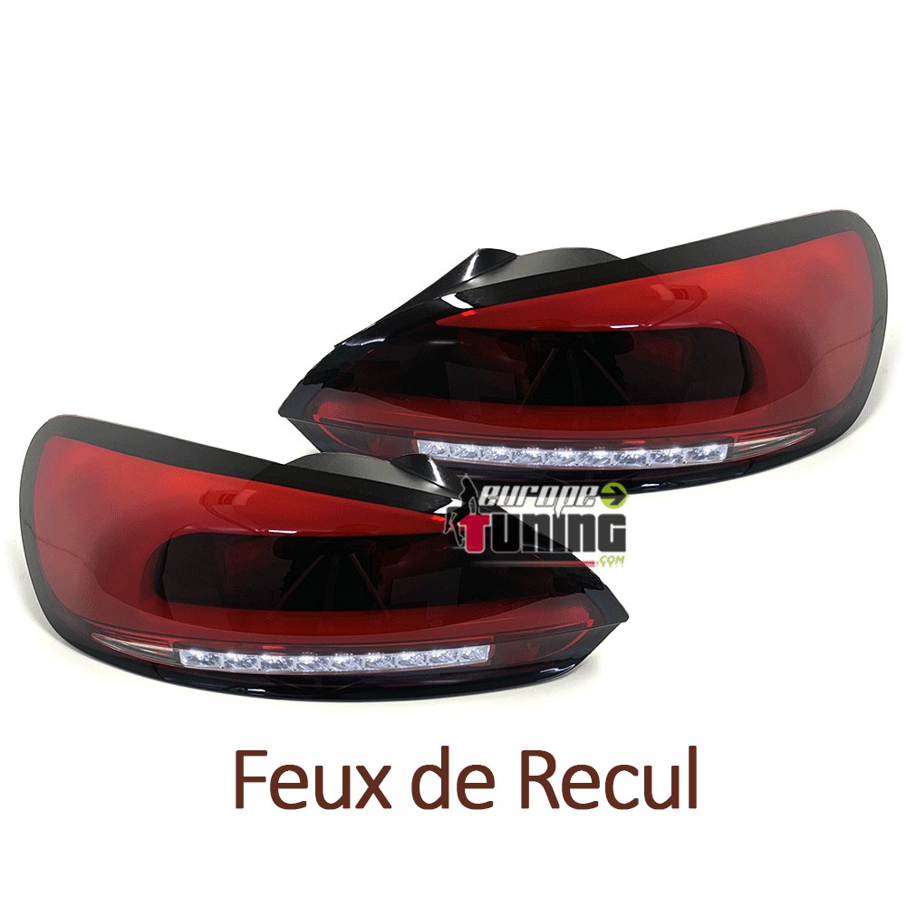 FEUX SPORT ROUGES TUBES LED CELIS VW SCIROCCO III 2008-2014 (05369)