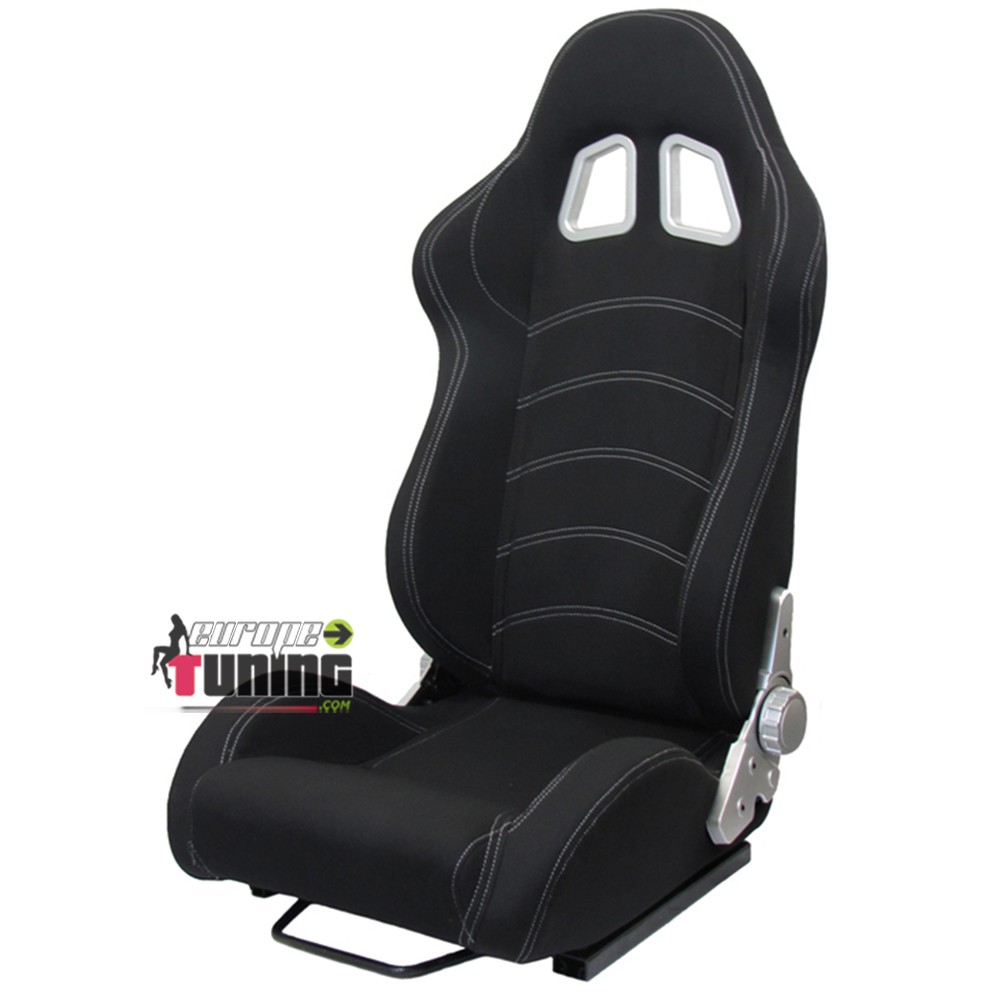 SIEGE BAQUET SPORT NOIR REGLABLE UNIVERSEL TUNING (04417)