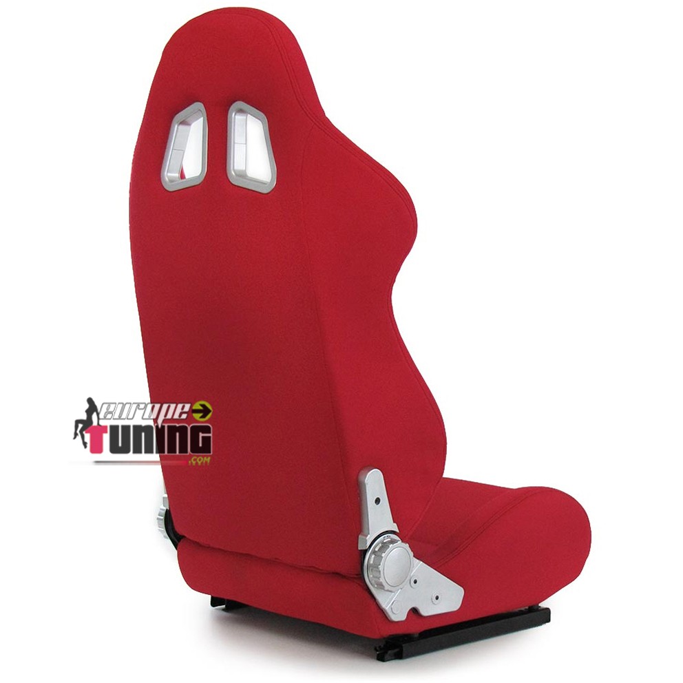 SIEGE BAQUET SPORT ROUGE REGLABLE UNIVERSEL TUNING (04127)