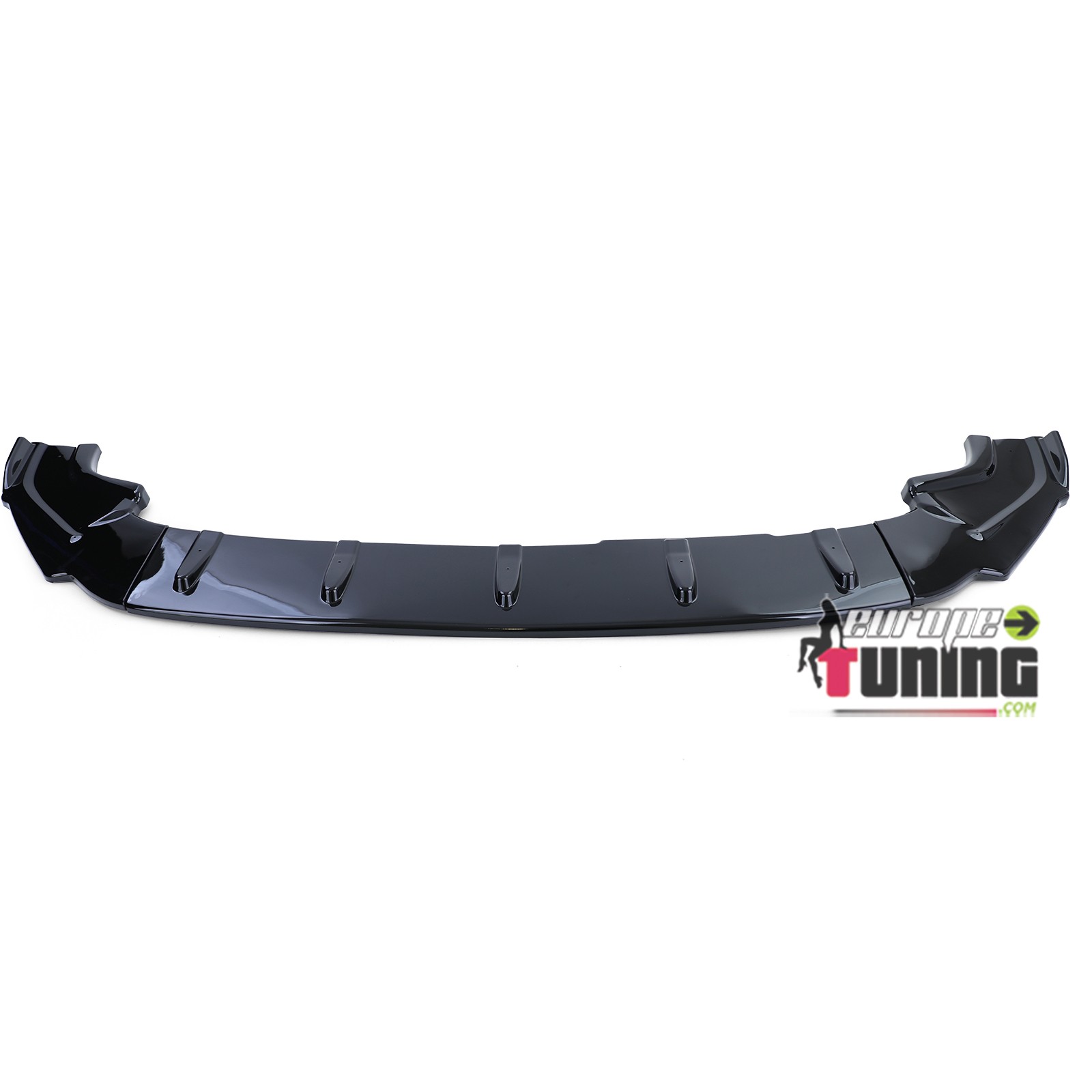 SPOILER AVANT NOIR BRILLANT PARE-CHOCS SPORT VW GOLF 7 GTI GTD & R-LINE (05562)