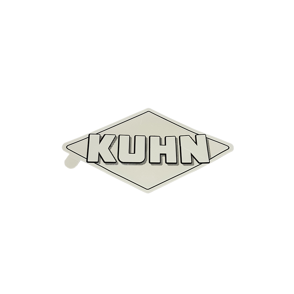 Logo Kuhn 207 blanc/transparent réf. k9500070 - Kuhn