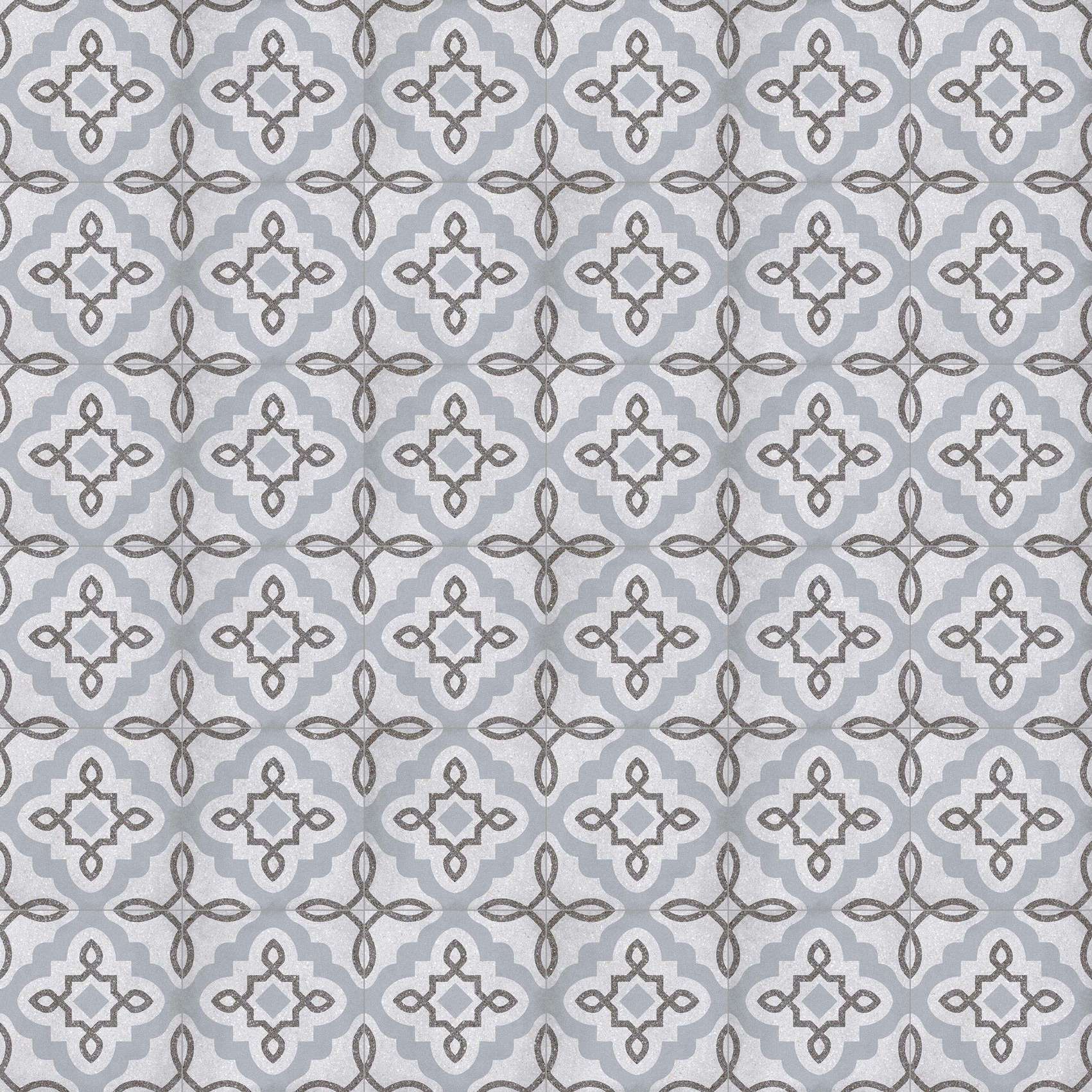 BENACO TERCELLO GRIS 20 x 20 cm - Carrelage aspect carreaux de ciment