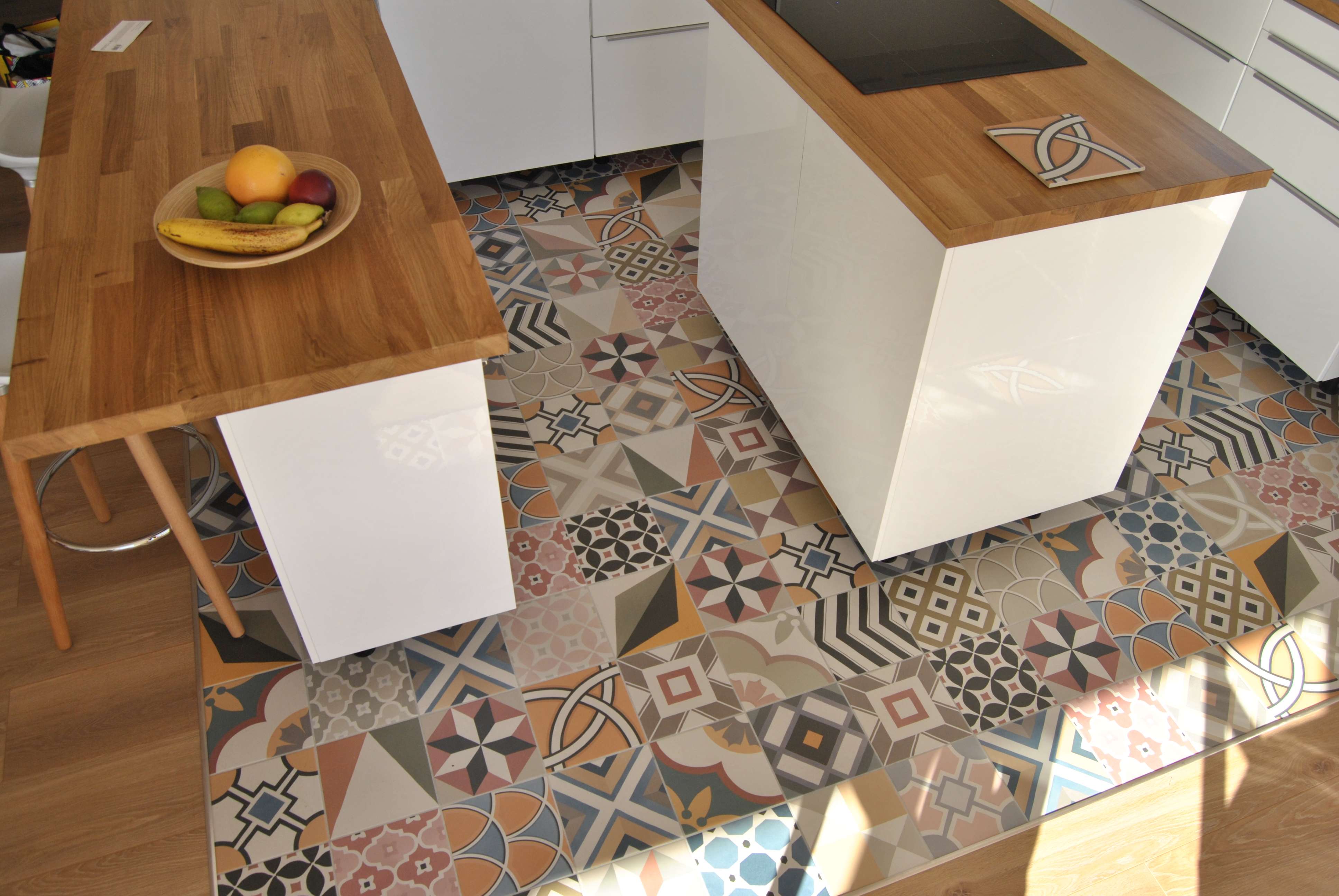 CAPRICE DECO - PATCHWORK COLOURS - Carrelage 20x20 cm aspect carreaux de ciment coloré