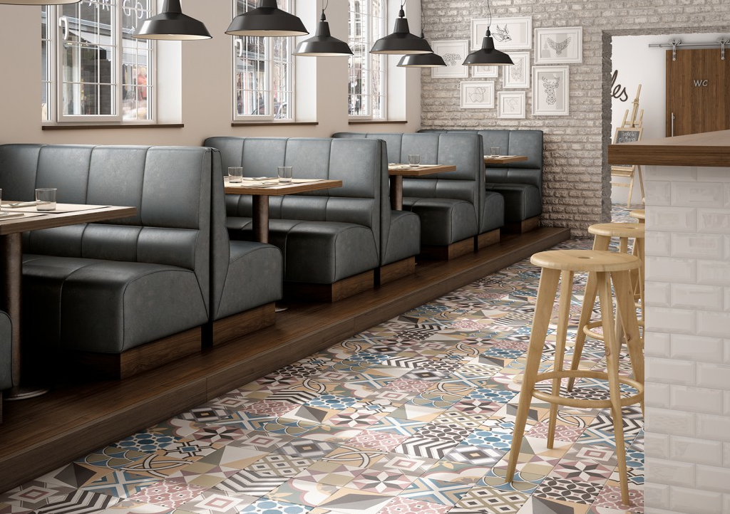 CAPRICE DECO - PATCHWORK COLOURS - Carrelage 20x20 cm aspect carreaux de ciment coloré