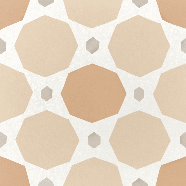 CAPRICE DECO - TOPAZ PASTEL - Carrelage 20x20 cm aspect carreaux de ciment bulles pastel