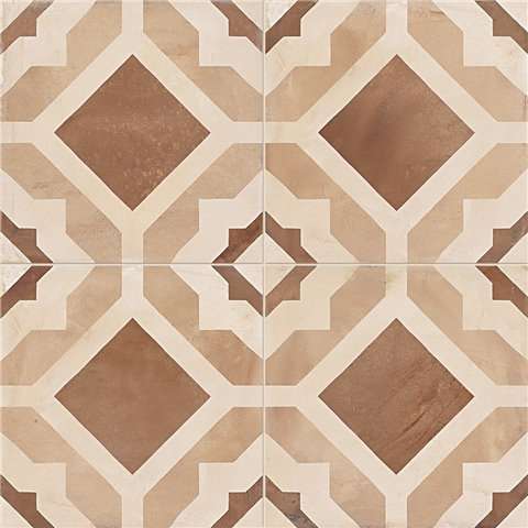 TERRA GEOMETRIA -20x20cm -  Chaud Carrelage aspect ciment vieilli