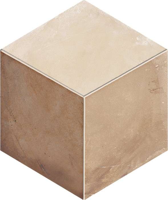 TERRA ROMBO HEXAGONAL 25x21,6 cm - BEIGE - Carrelage hexagonal aspect ciment motif cube