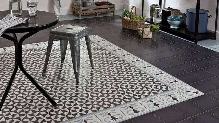 1900 BASALTO 20 x 20 cm Carrelage uni anthracite