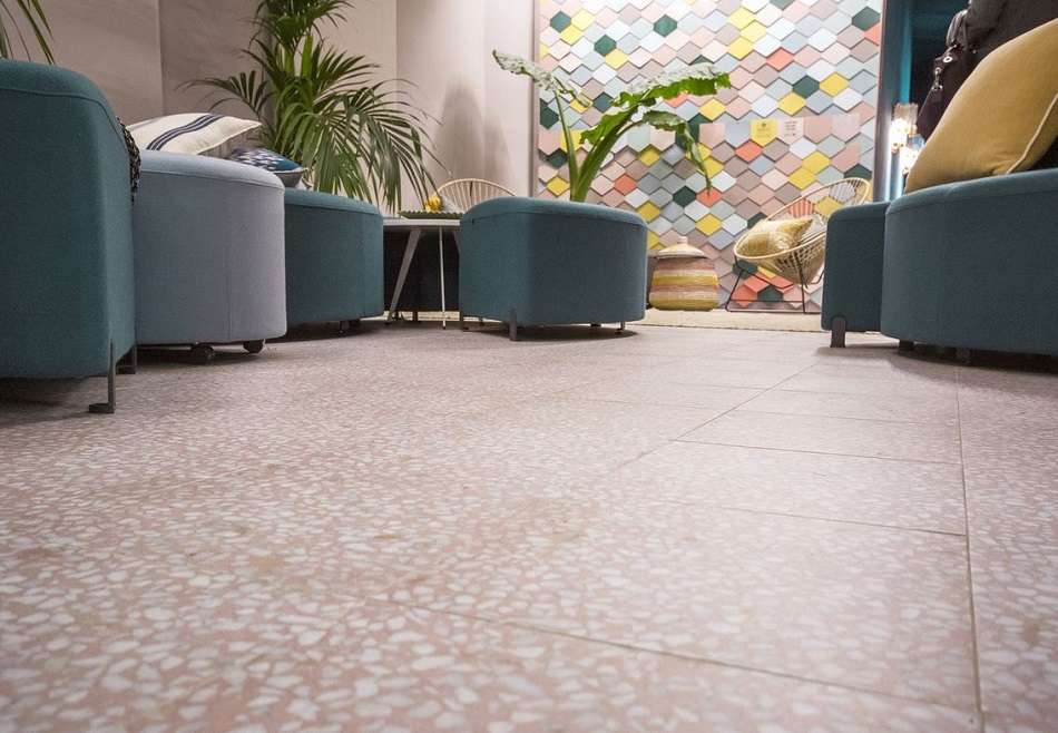 FARNESE AMALFI ROSE 30 x 30 cm - Carrelage aspect terrazzo rose