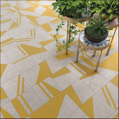 KOKOMO GRIS ORO NASSAU PATCHWORK Carrelage aspect carreaux de ciment