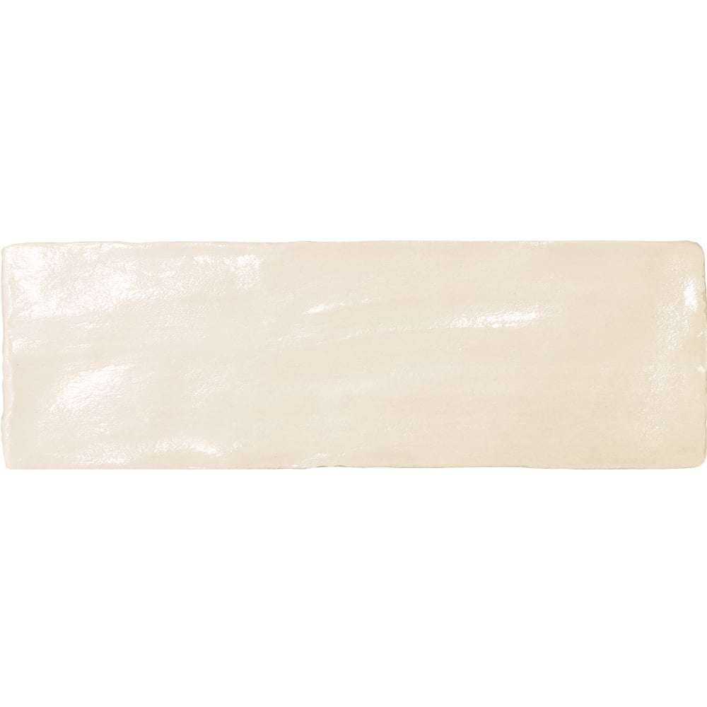 MALLORCA CREAM - Faience 6,5x20 cm aspect Zellige satiné beige