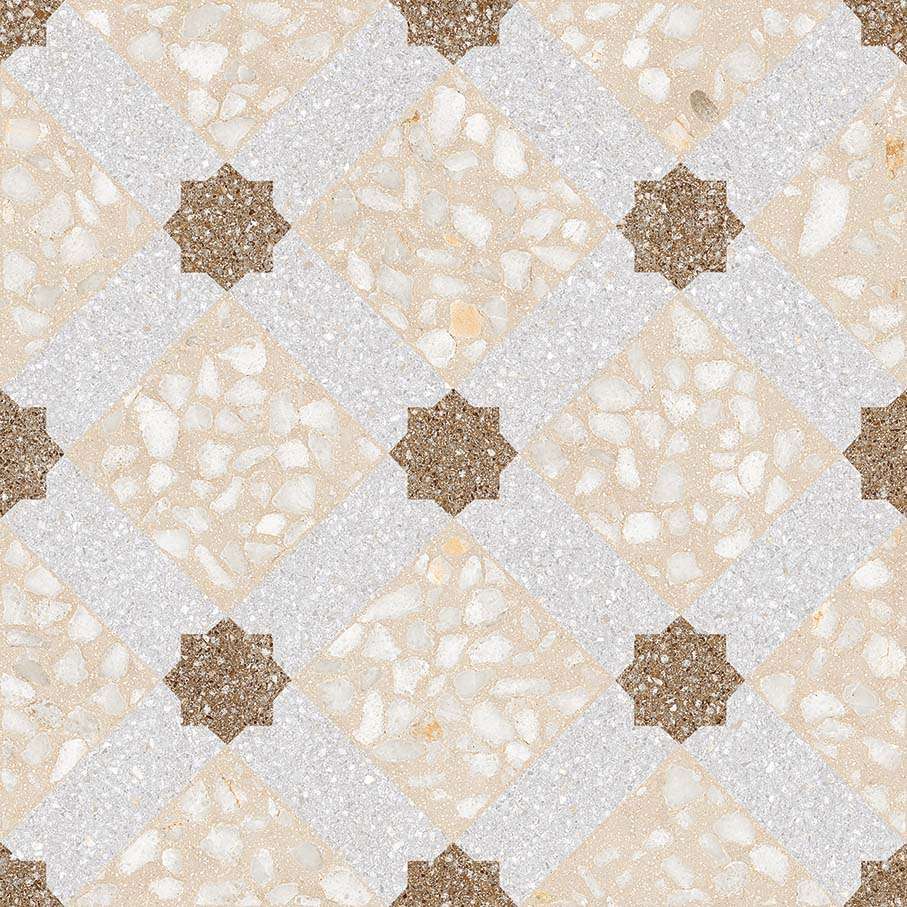 MANCINI CREMA 30 x 30 cm - Carrelage aspect carreaux de ciment