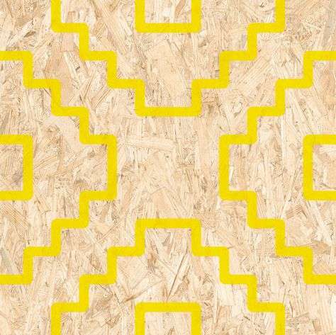 SERIAKI STRAND AMARILLO Carrelage aspect bois OSB jaune