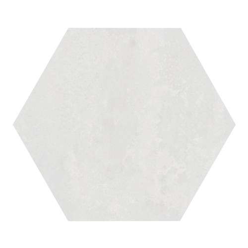 URBAN HEXA LIGHT- Carrelage 29,2x25,4 cm Hexagonal aspect Béton Blanc