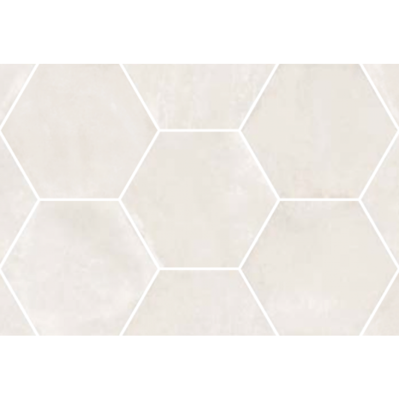 URBAN HEXA NATURAL- Carrelage 29,2x25,4 cm Hexagonal aspect Béton Crème