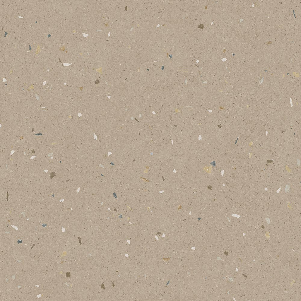 Croccante-R Avellana - Carrelage aspect terrazzo 120x120 cm