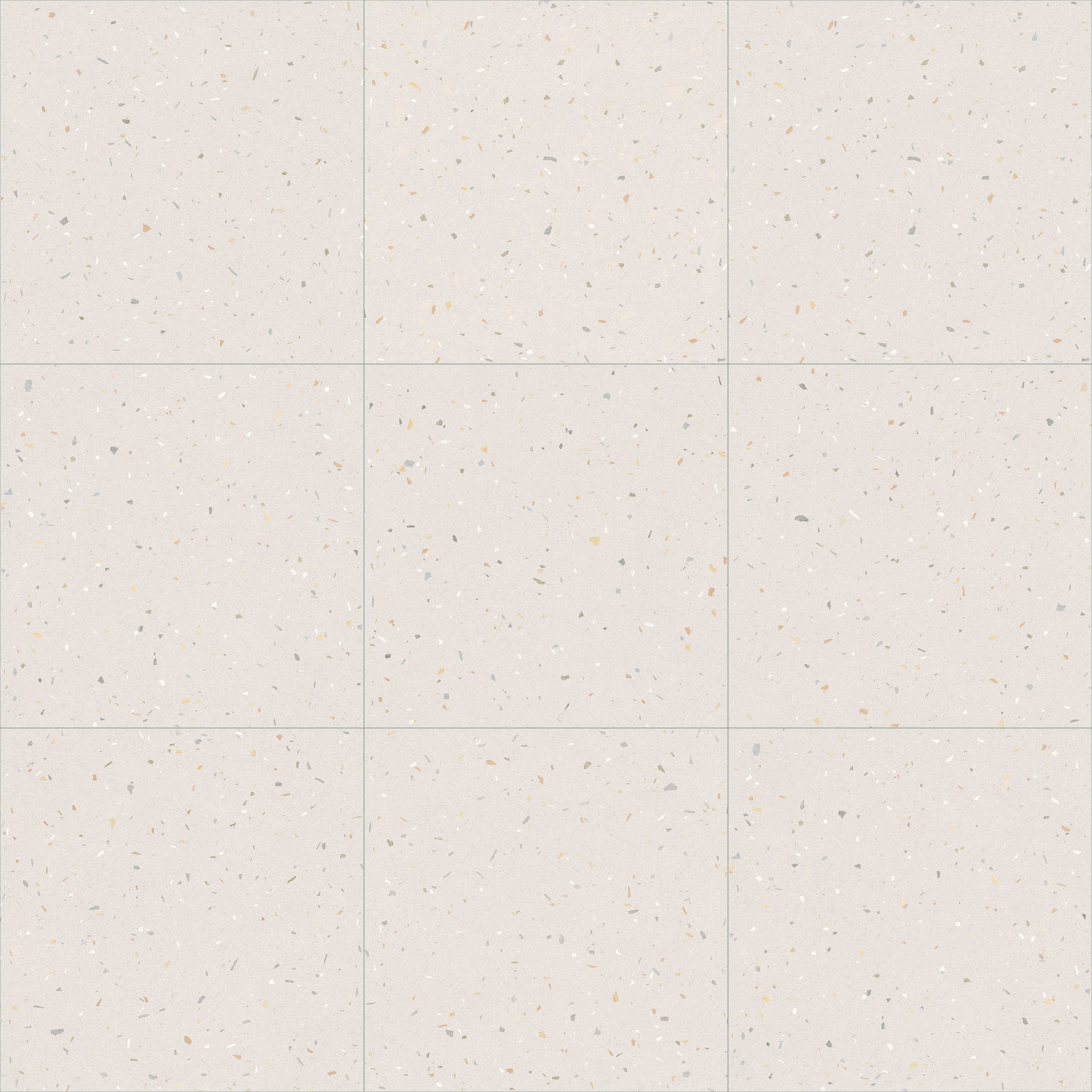 Croccante-R Tutti Frutti - Carrelage aspect terrazzo 120x120 cm