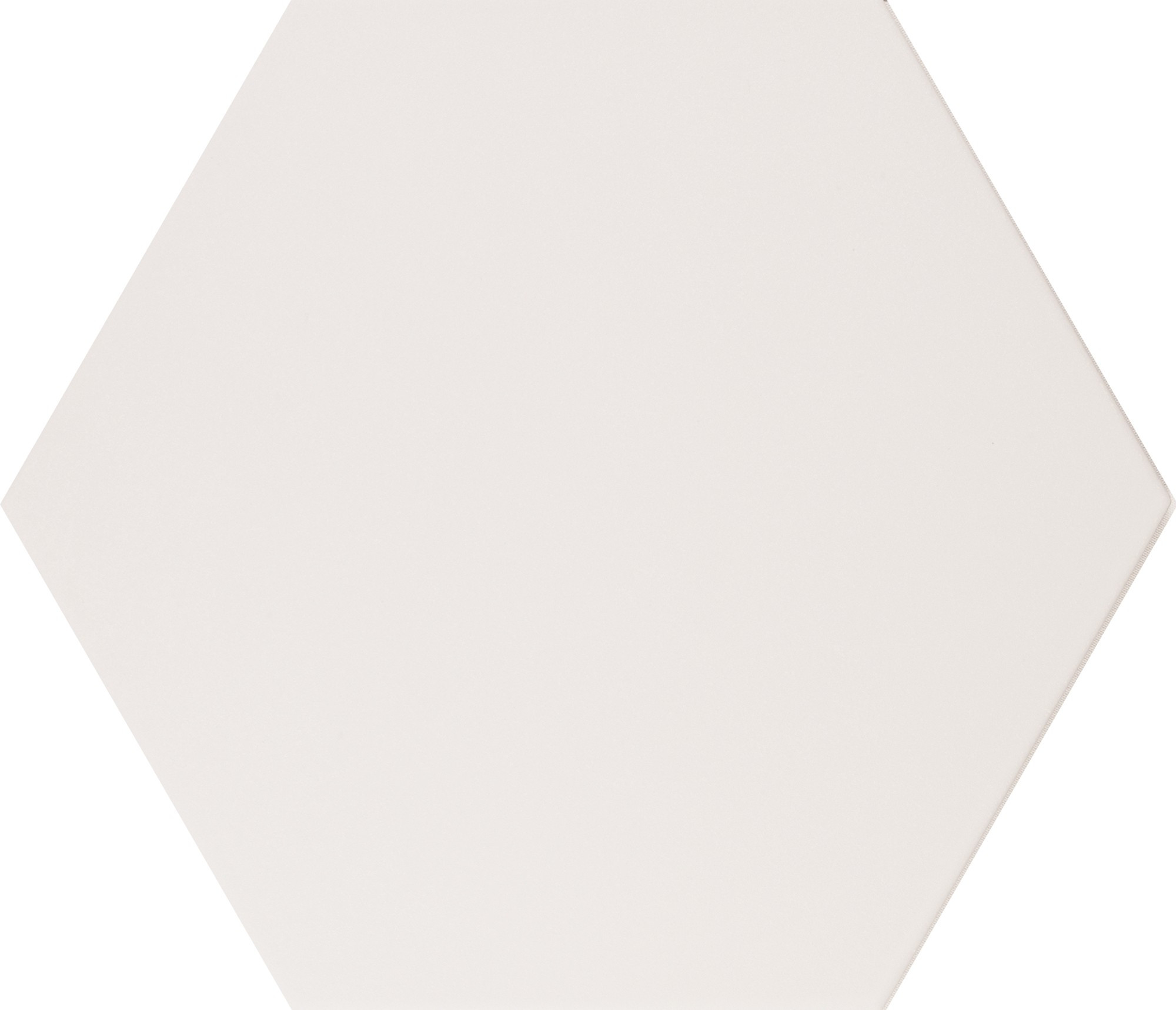 ALCHIMIA BIANCO - 26,6x23 CM - Carrelage hexagonal uni blanc mate