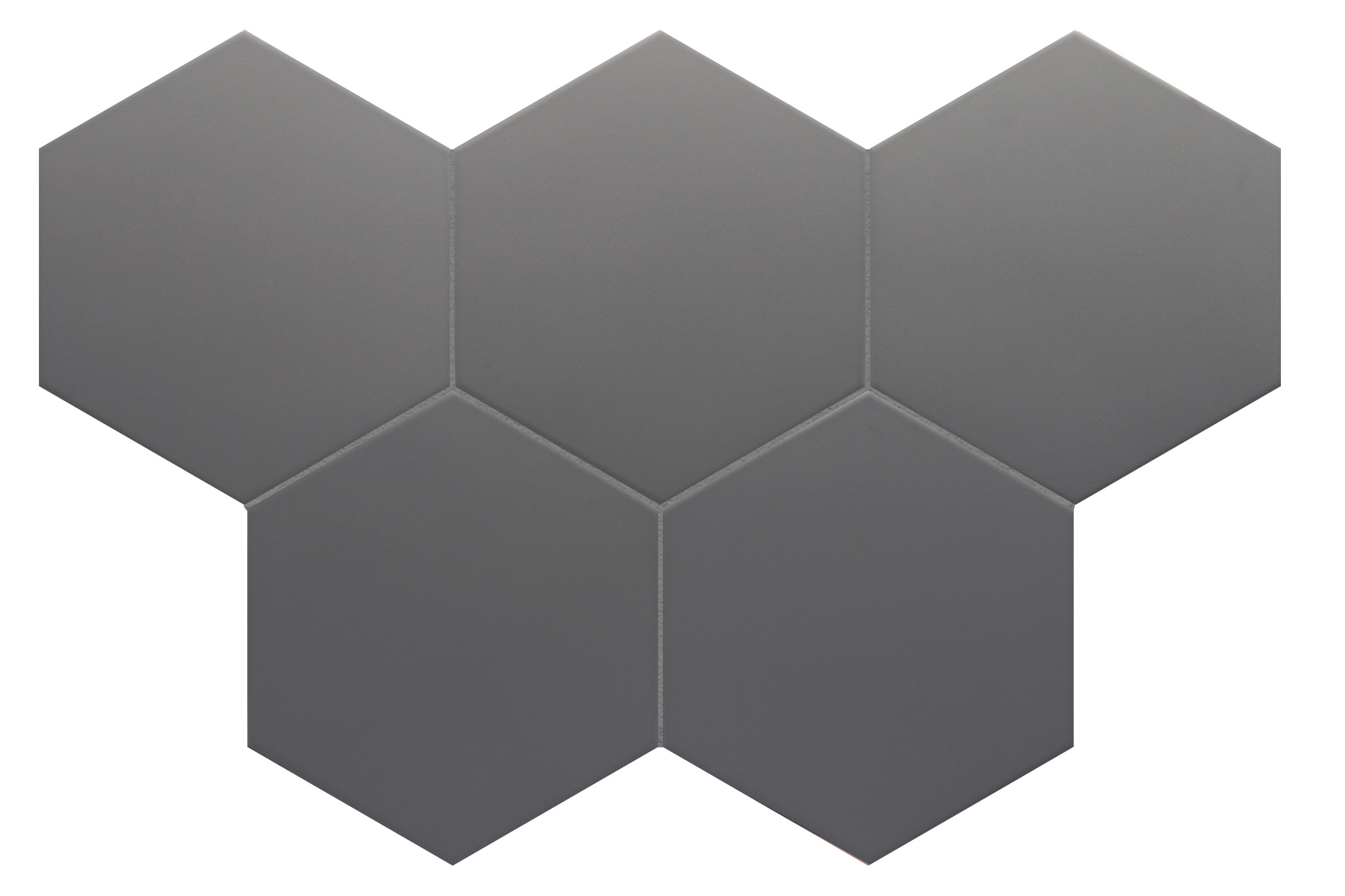 COIMBRA BLACK 30635 - Carrelage 17,5x20 cm hexagonal uni aspect carreaux de ciment noir