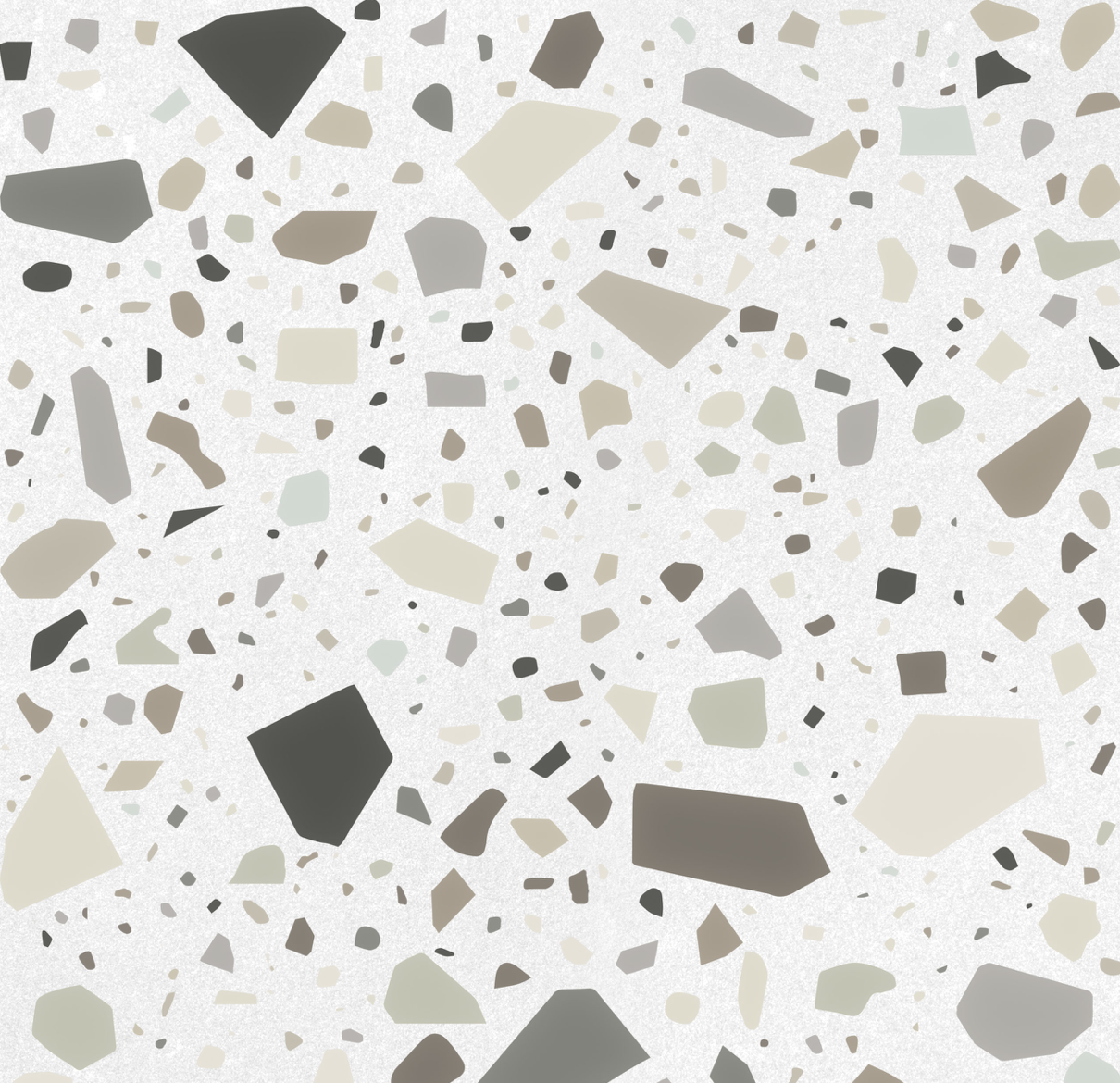 CONFETTI BIANCO BEIGE - 18,6X18,6 CM - Carrelage Terrazzo